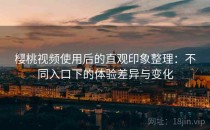 樱桃视频使用后的直观印象整理：不同入口下的体验差异与变化
