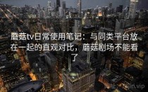 蘑菇tv日常使用笔记：与同类平台放在一起的直观对比，蘑菇剧场不能看了