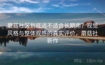 蘑菇社区到底适不适合长期用？视觉风格与整体观感的真实评价，蘑菇社新作