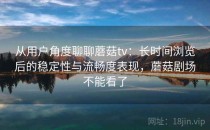 从用户角度聊聊蘑菇tv：长时间浏览后的稳定性与流畅度表现，蘑菇剧场不能看了