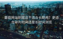 蘑菇网站到底适不适合长期用？更适合碎片时间还是长时间浏览