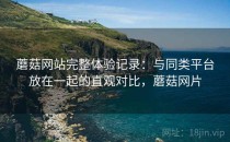 蘑菇网站完整体验记录：与同类平台放在一起的直观对比，蘑菇网片