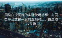 围绕白虎图片的实际使用感想：与同类平台放在一起的直观对比，白虎照片头像