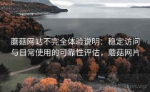 蘑菇网站不完全体验说明：稳定访问与日常使用的可靠性评估，蘑菇网片