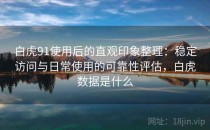 白虎91使用后的直观印象整理：稳定访问与日常使用的可靠性评估，白虎数据是什么
