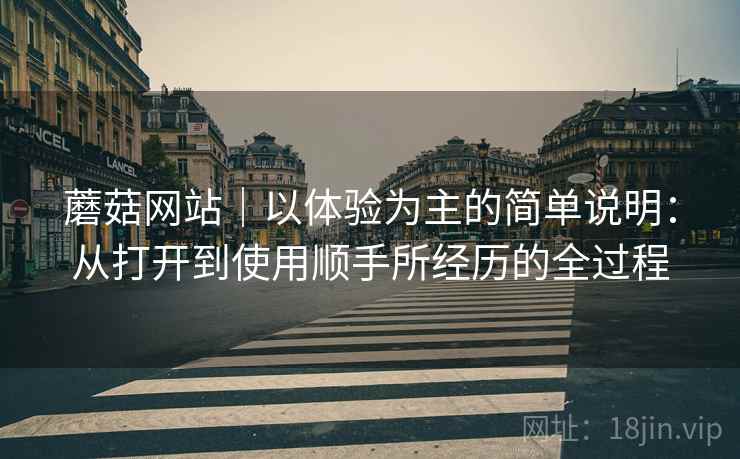 蘑菇网站|以体验为主的简单说明:从打开到使用顺手所经历的全过程 第2张 蘑菇网站|以体验为主的简单说明:从打开到使用顺手所经历的全过程 第2张