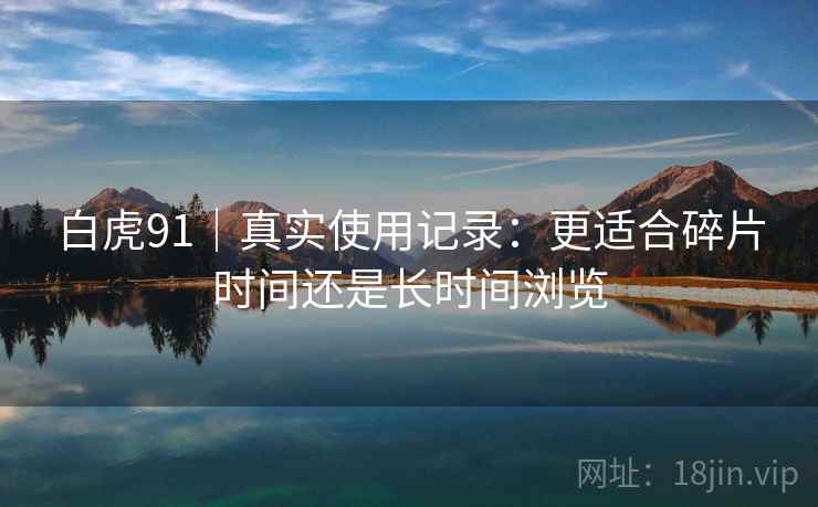 白虎91｜真实使用记录：更适合碎片时间还是长时间浏览  第1张