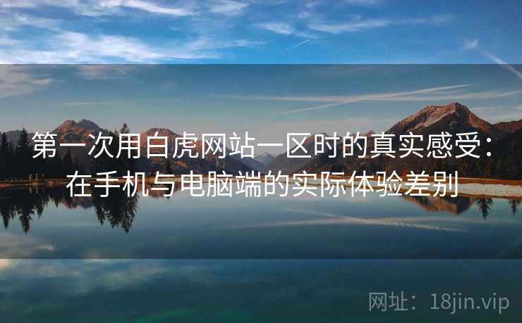 第一次用白虎网站一区时的真实感受：在手机与电脑端的实际体验差别  第2张
